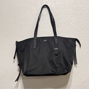 Botkier New York Bond Black Nylon Tote Bag Light Travel Carryall Bag New